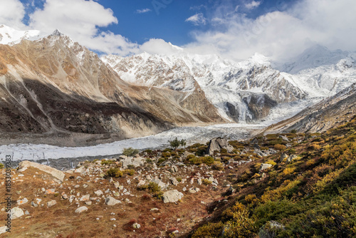 Wallpaper Mural Rakhiot glacier under Nanga Parbat mountain in Gilgit-Baltistan region in Pakistan Torontodigital.ca