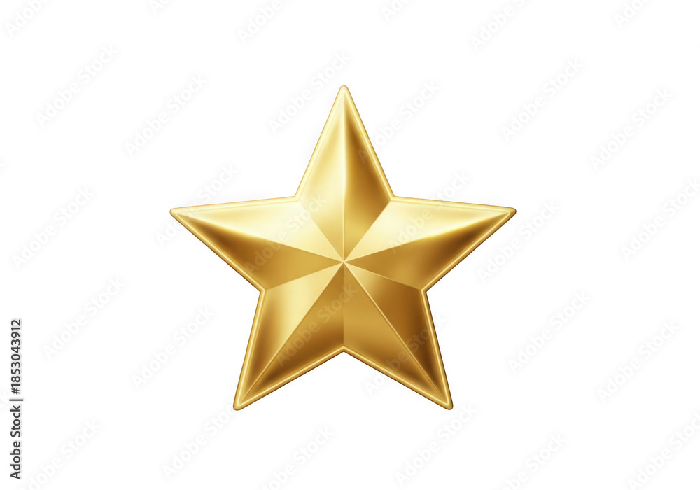 Obraz premium Golden star symbol
