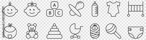 Baby icons