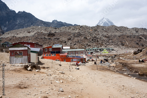 Lobuche town view, Everest base camp trek, Nepal