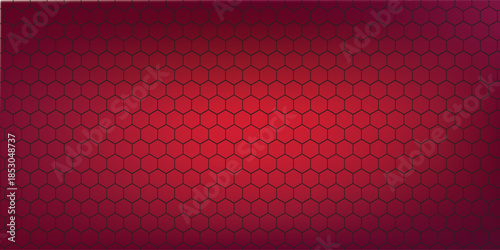 abstract hexagon pattern as background - 3D Illustration