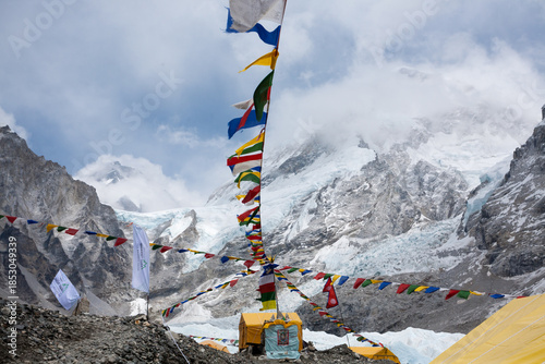 Everest south base camp view, Nepal