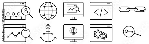 Search Engine Optimization Icons