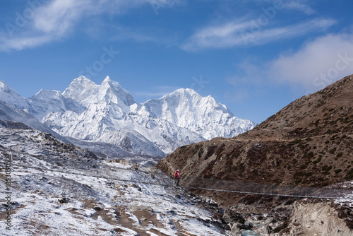Landscape from Pheriche town area, EBC trekking, Nepal