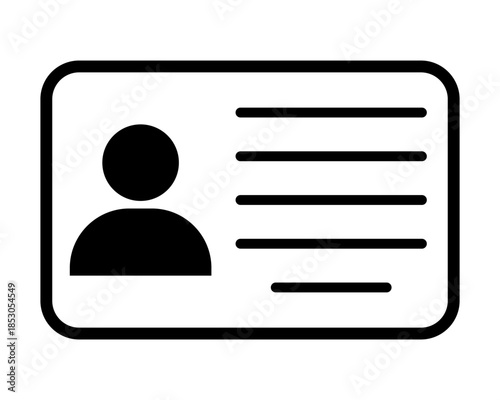 Id card icon