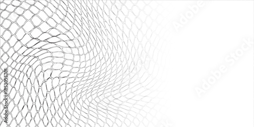 Mesh texture for fishing nets. Seamless pattern for sportswear or soccer goal, volleyball net, basketball hoop, hockey, athletics. Abstract net background for sports. Vector Illustration