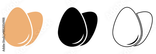 Egg vector icon
