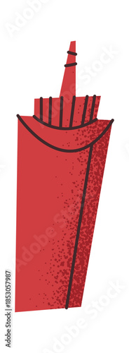 Bottle of ketchup pizza sauce