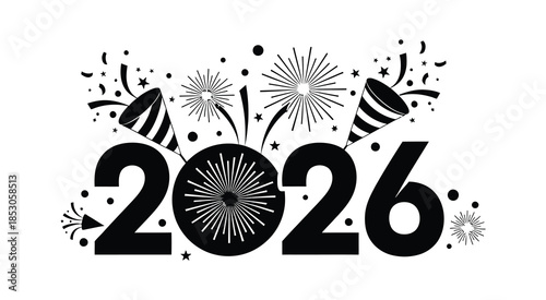 Celebrate the arrival of 2026 with a champagne toast and festive fireworks.