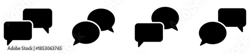 Chat icon set