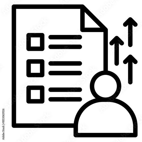 Continuity icon in vector illustration downtime, Containing capability, organization, delivery, product management, acceptable, fol. Simple modern line style for apps, reports, and digital dashboards.