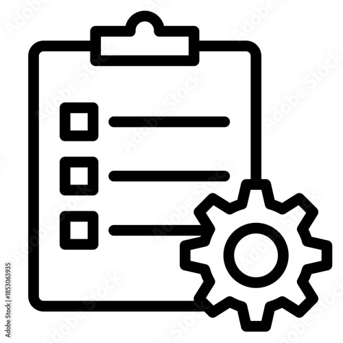 Continuity icon in vector illustration downtime, Containing capability, organization, delivery, product management, acceptable, fol. Simple modern line style for apps, reports, and digital dashboards.
