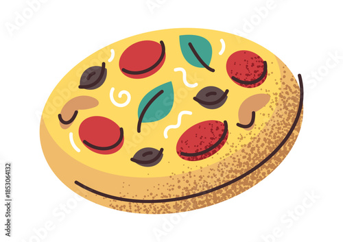 Pizza street food tasty snack