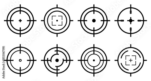 Set of target and aim