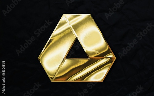 gold star on black background