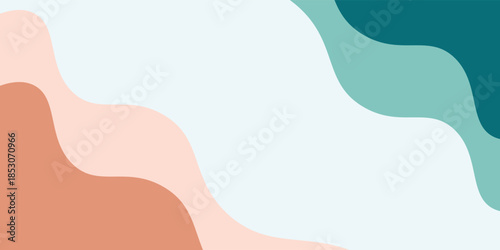 Modern colorful abstract background with dynamic wavy shapes, it can be used for advertising, marketing, presentation, business, wallpaper, vector, illustration