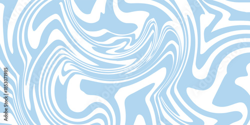 Abstract background seamless pattern with colorful waves. Trendy vector illustration in retro psychedelic style