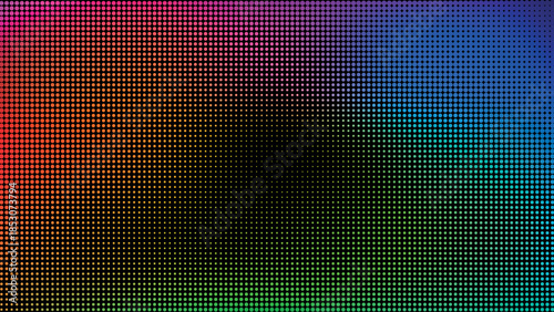 Wallpaper Mural Colorful Halftone Dot Background with Rainbow Gradient Effect Torontodigital.ca
