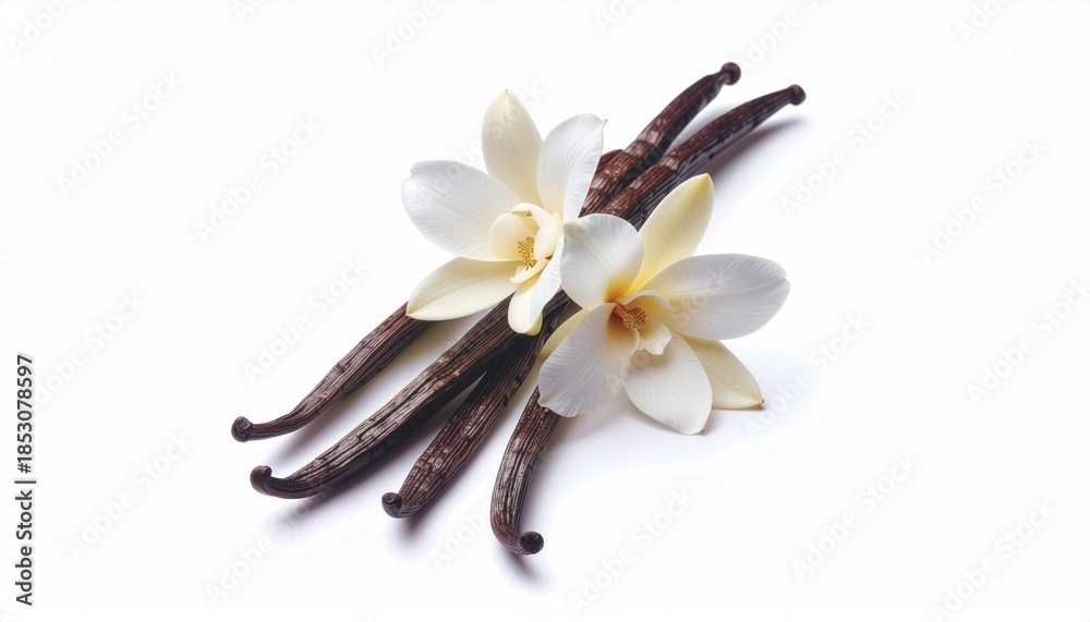 Naklejka premium Premium Tahitian vanilla beans