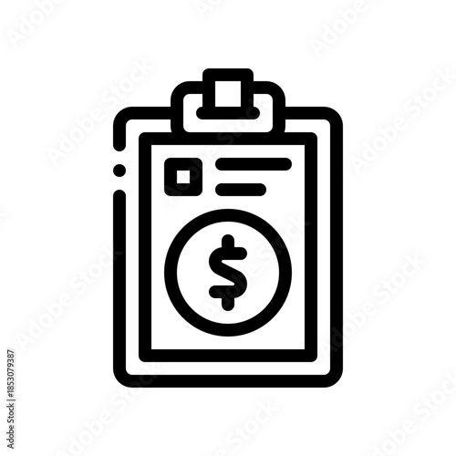 savings plan line icon