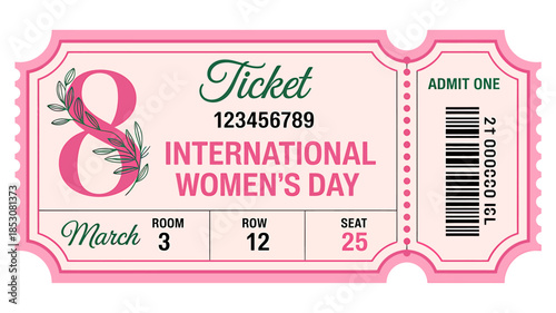 Pink Ticket for International Womens Day Event in March
