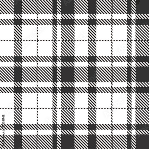 Black and White Plaid Pattern Background Texture Design