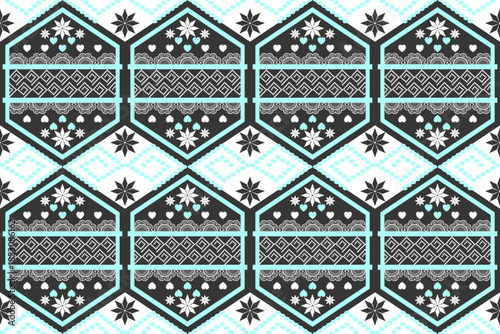 seamless patterns featuring traditional Thai and Arabic geometric ornaments with gold textures for vintage fabric wallpaper and architectural tile design.Ethnic vector, Native American tribal fabric.