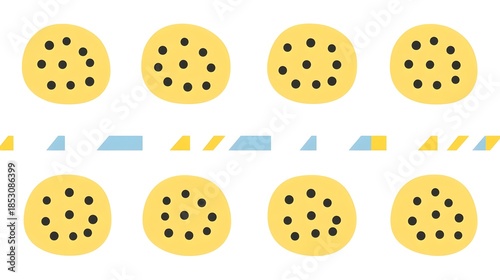 Baking delicious cookies home kitchen food photography cozy environment overhead view recipe ideas