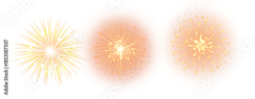 set of multi colours sky shot fire works 