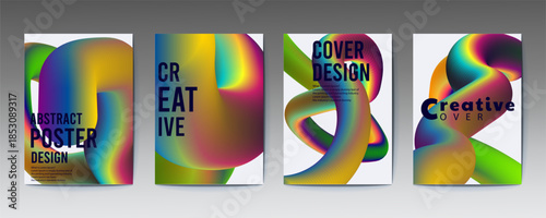 Colorful Abstract Poster Design Templates for Creative Projects