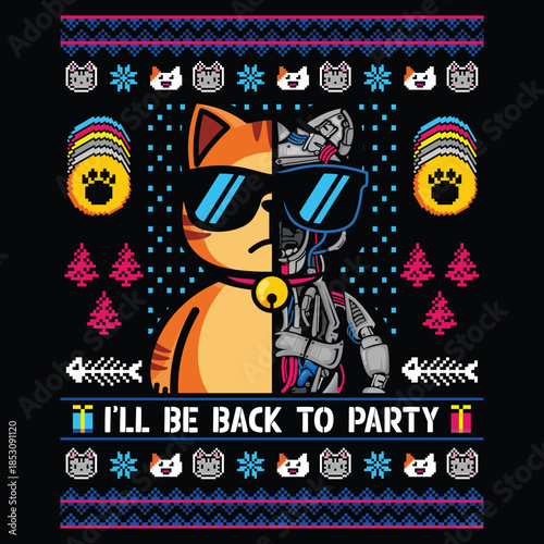 christmas kitty party.eps