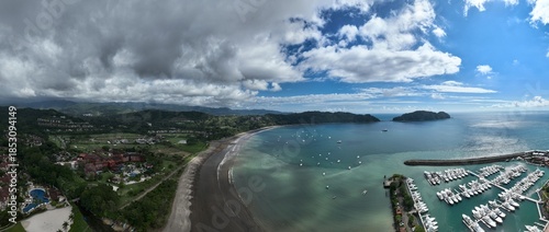 Los Sue�os Marina: Costa Rica luxury coastal view.