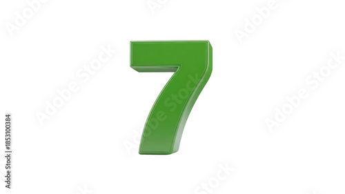 Green number 7 on a Transparent Background Free Download Green number 7 on a Transparent Background - GFXLoad