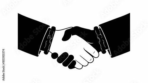 Diverse hands shaking in partnership, symbolizing agreement and unity.