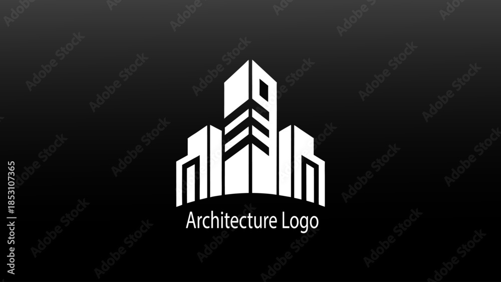 Fototapeta premium Architecture Logo House Home builder construction logo editable 
