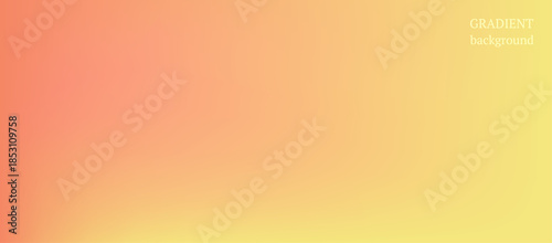 Soft peach yellow mesh gradient background. Smooth pastel fluid backdrop. Modern design template with blurry effect.