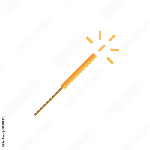 Festive sparkler icon representing celebration and joy.