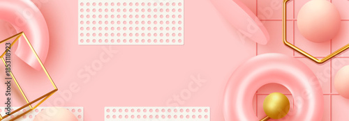 pink vector illustration, Festive Abstract Background with Decorative Shapes and Light Elements, Creative Holiday Style Design for Events and Promotions