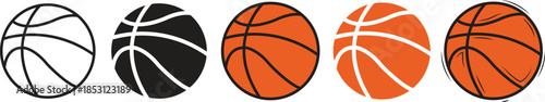 basketball sport equipment solid icon . Basketball logo vector icon