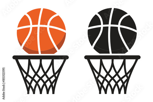 basketball sport equipment solid icon . Basketball logo vector icon