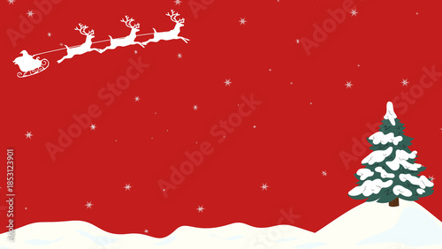 vector children's New Year's background