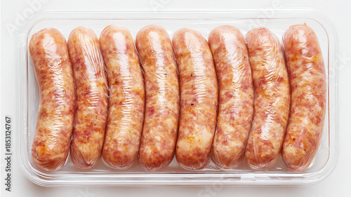 sausage on a white background