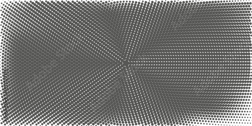 Black gradient background. Grunge abstraction made of dots. Vector illustration.