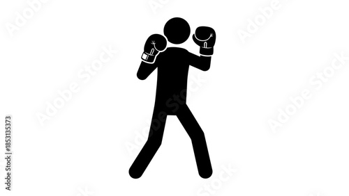 Vector illustration of a black silhouette of a woman and man dancing as a couple and a person running, representing people in art, sport, and family life