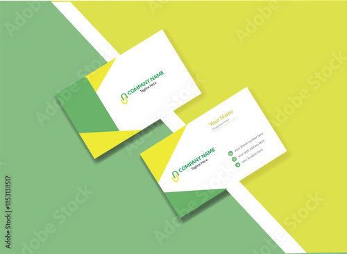 beautiful and simple visiting card design