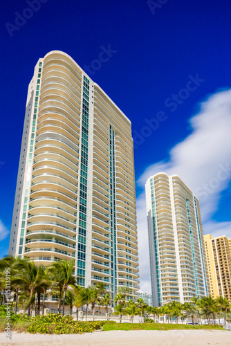 Turnberry Ocean Colony towers on Sunny Isles Beach Florida