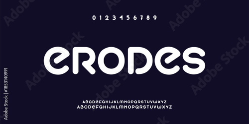 Sport modern urban alphabet fonts. Typography, abstract technology, fashion, digital, future creative logo font. vector illustration 