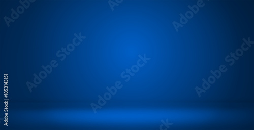 Fotografie “Abstract gradient studio background with soft spotlight and reflective floor, modern minimal backdrop for product display or presentation