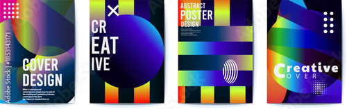 Vibrant Abstract Poster Design Templates for Creative Projects