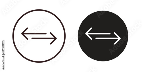 Data transfer icons. thin line and glyph vector icons pack on white background